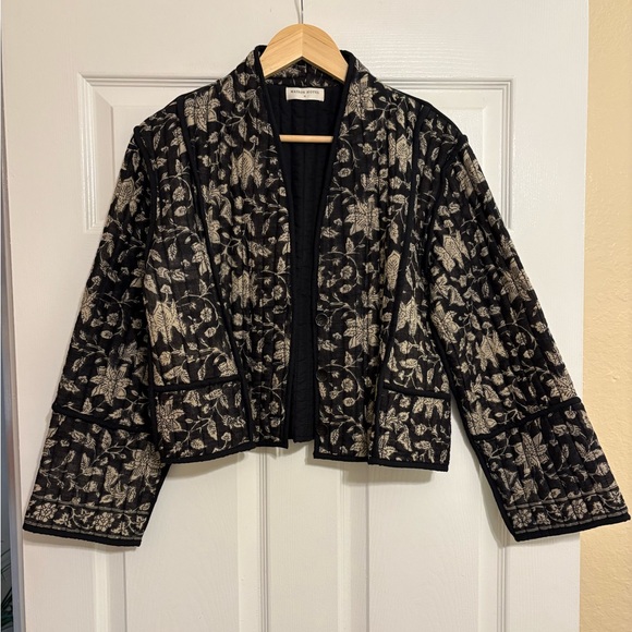 Maison Hotel Dali Ying Yang Print 100% Cotton Boxy Jacket M - Picture 8 of 14
